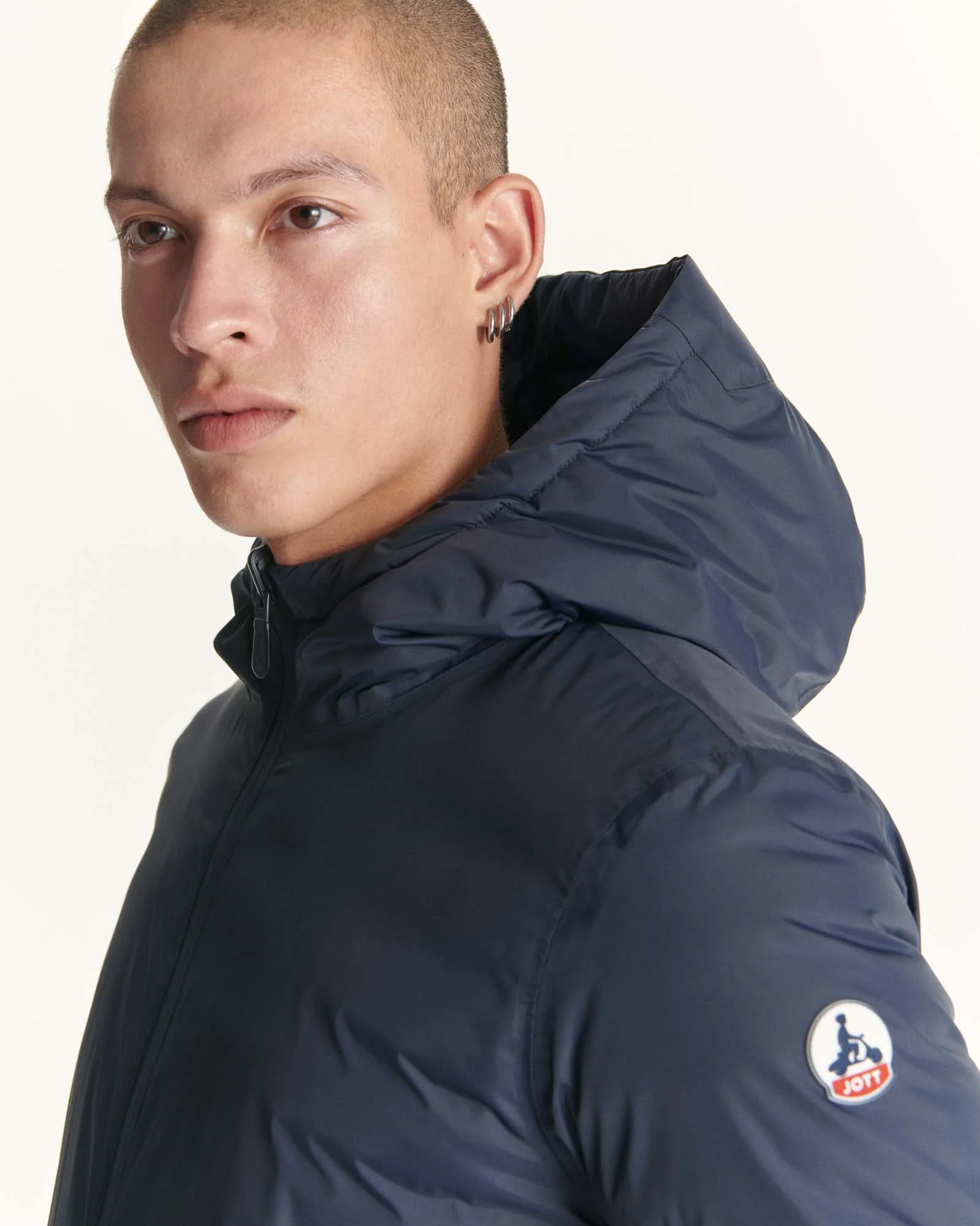 Navy Amsterdam reversible down jacket