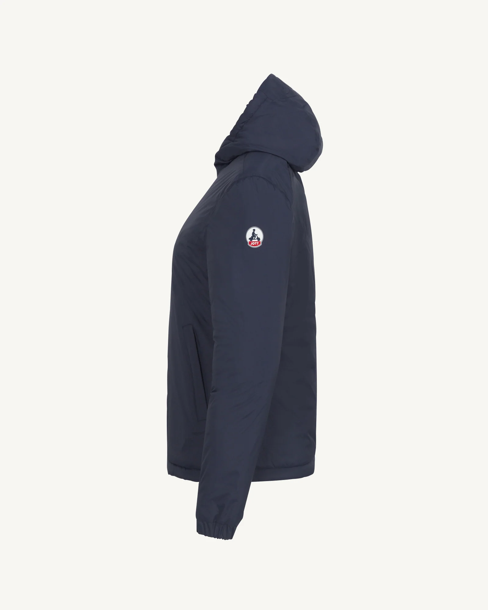 Down jacket reversible hooded Ultralight Marine/Beige Bangkok 2.0