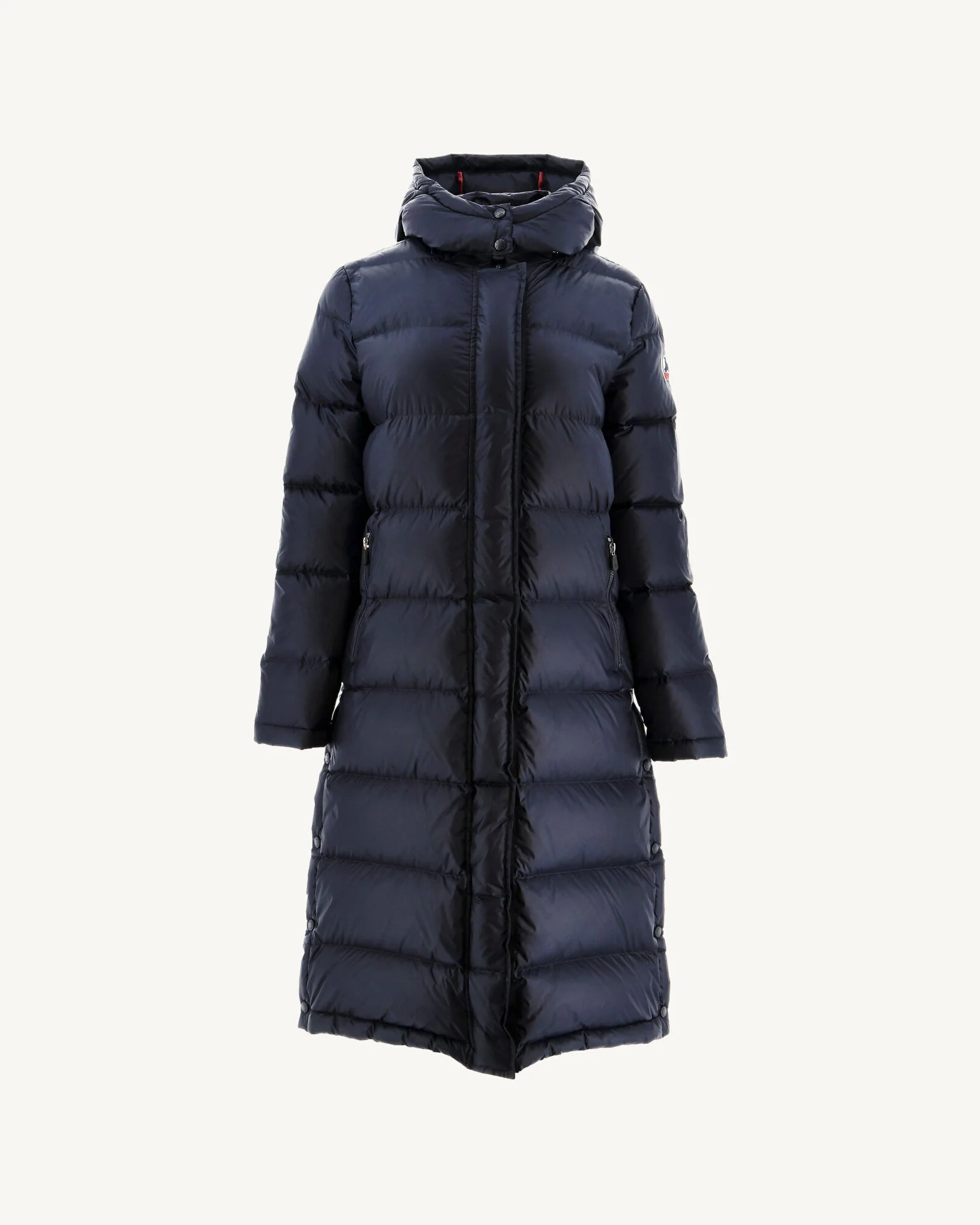 Long hooded down jacket Extreme Cold Black Karachi