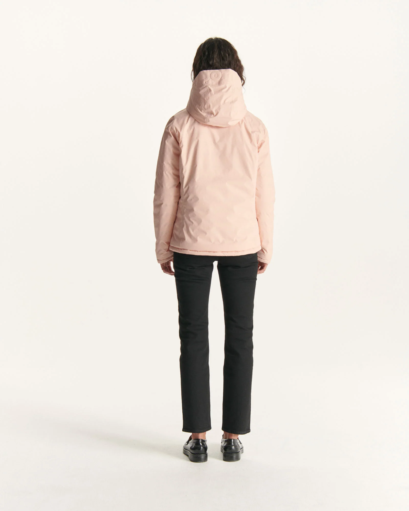 Reversible down jacket Pale pink/Aubergine Vienna
