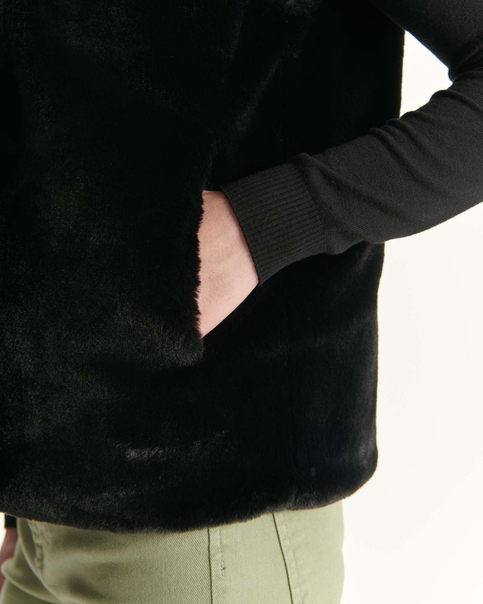 Down jacket sleeveless reversible Grand Froid Natural Daria 2.0