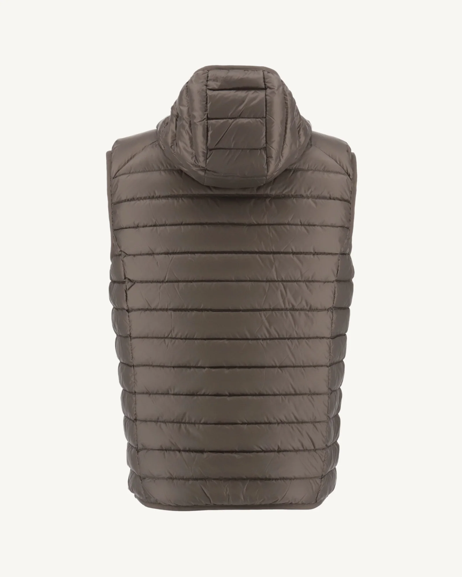 Marine Pat hooded Sleeveless down jacket