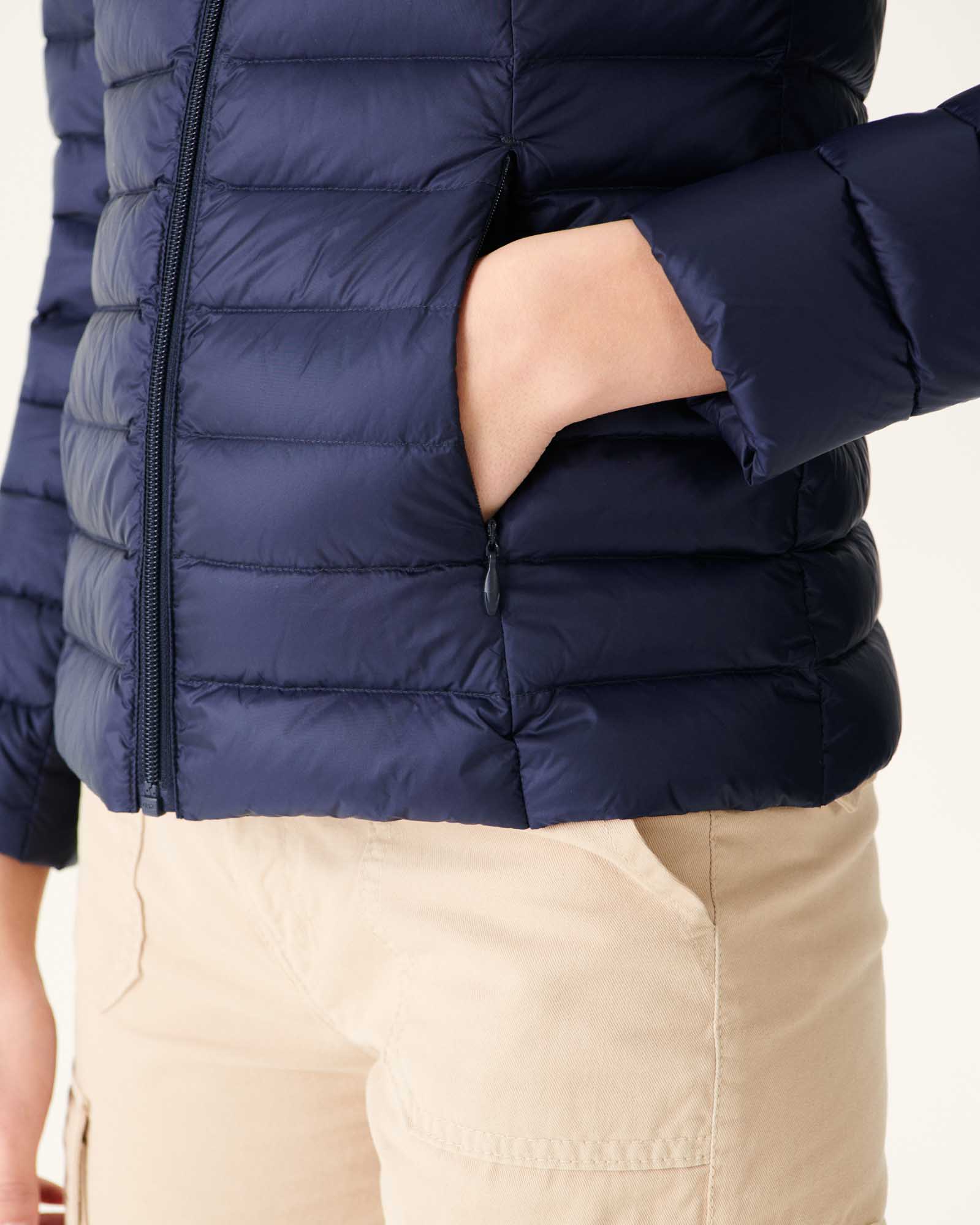 Black Cha lightweight padded jacket
