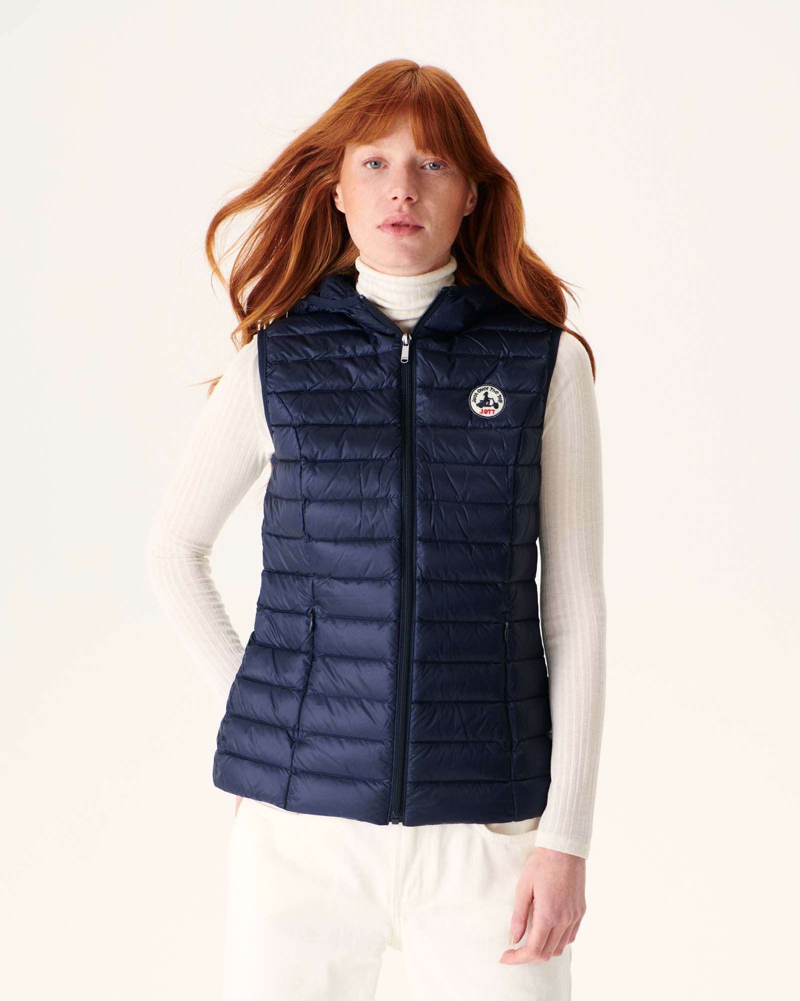 Light Sleeveless down jacket Navy Mali