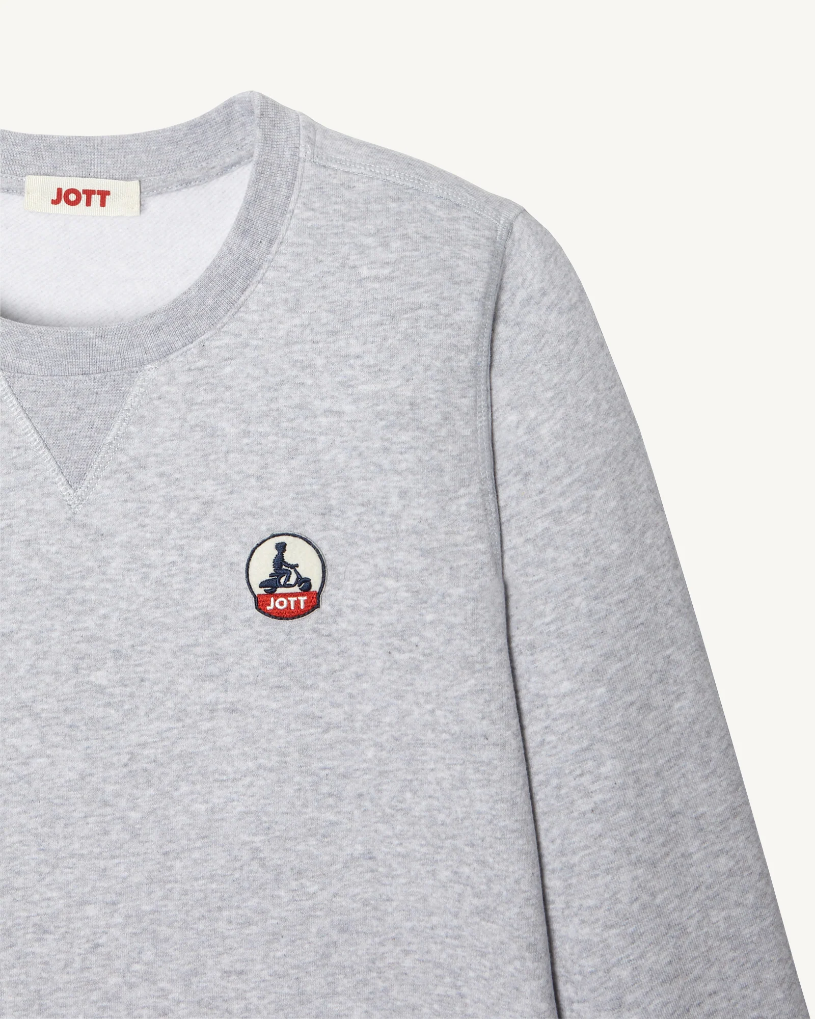 Organic cotton sweatshirt Heather gray Elvas