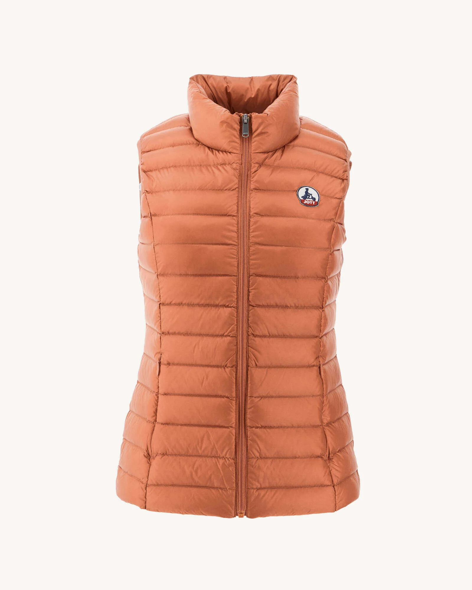 Light sleeveless down jacket Camel Seda