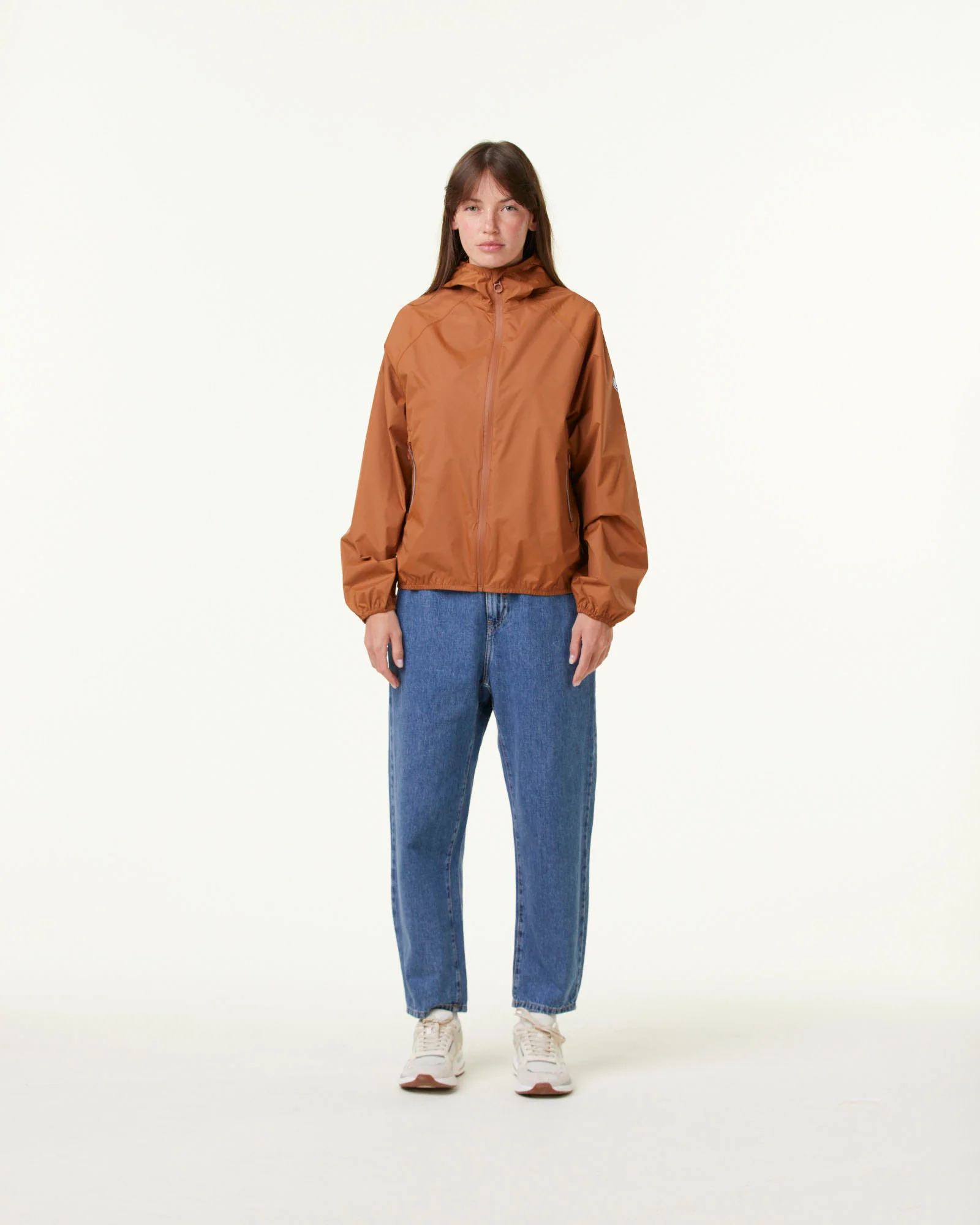 Packable raincoat Aubergine Singapore