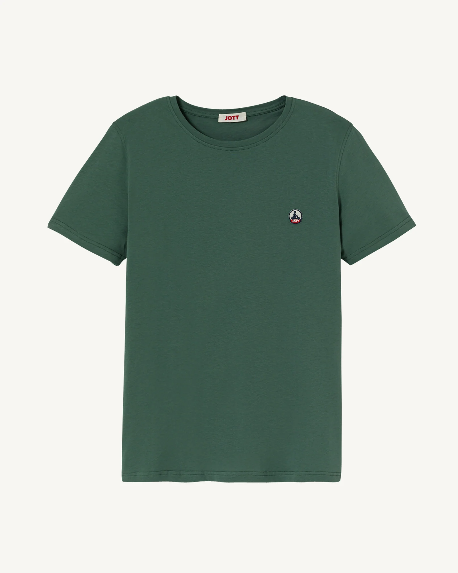 T-shirt in organic cotton Celadon green Pietro