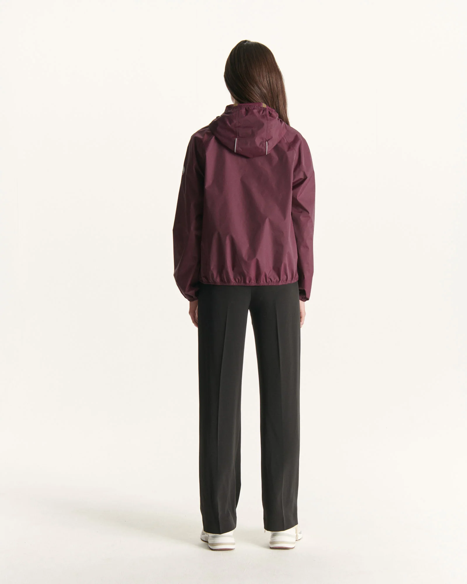 Packable raincoat Aubergine Singapore