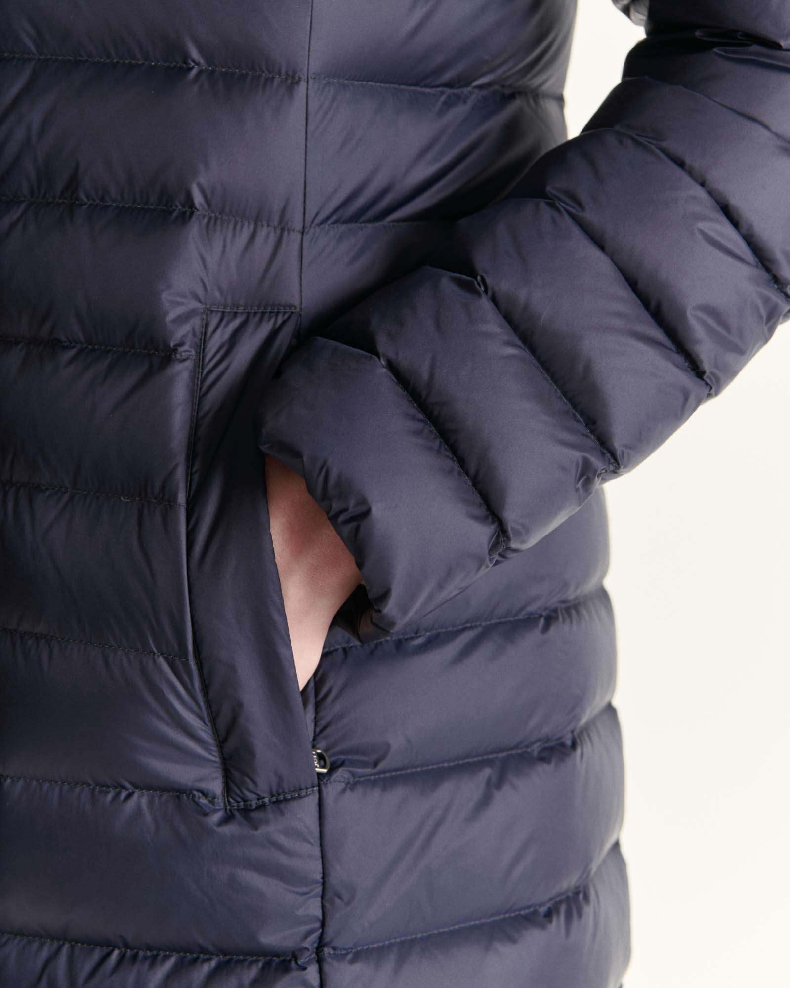 Down jacket long and light Black Laurie 2.0