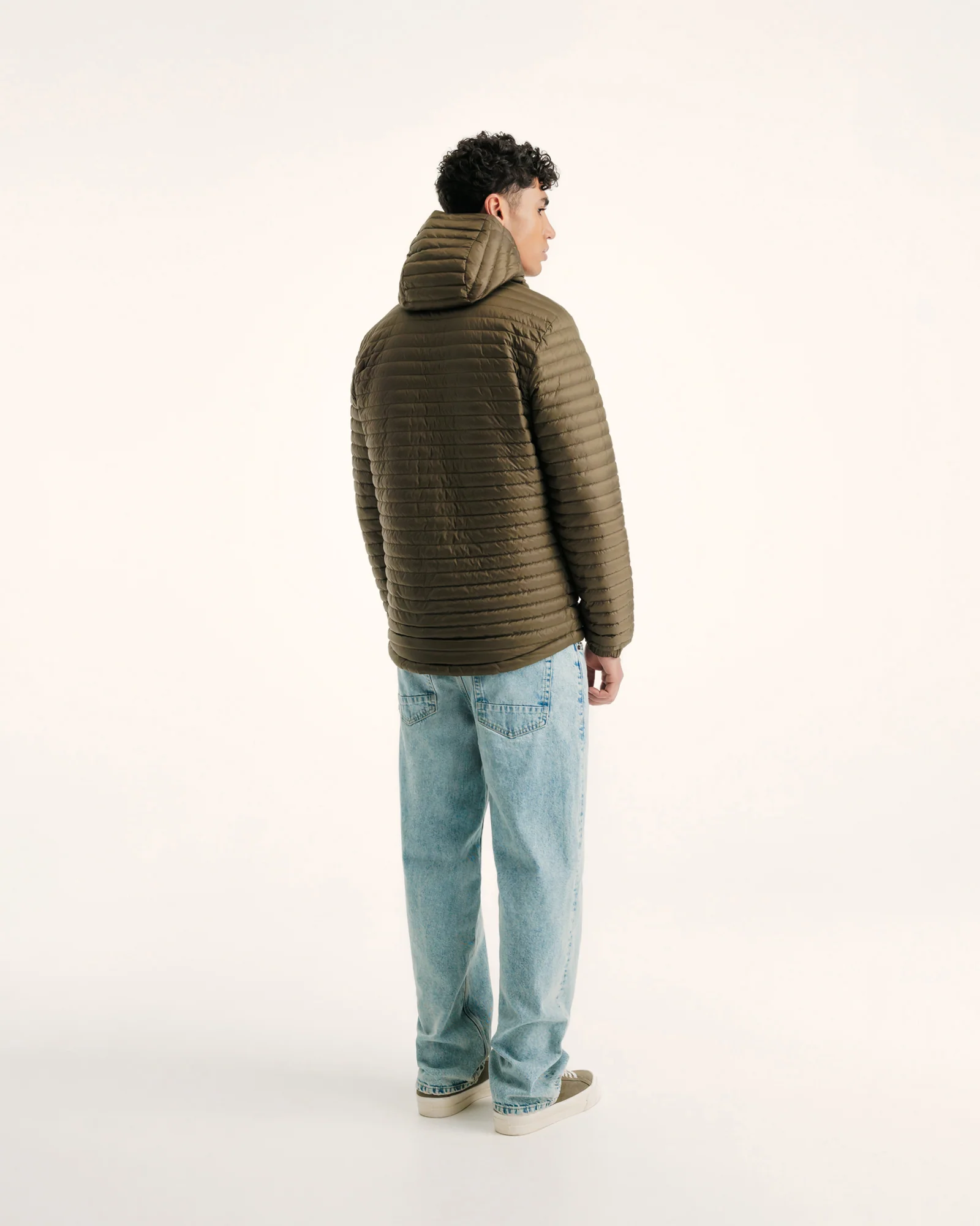 Down jacket ultralight reversible Navy/Beige Chicago 2.0