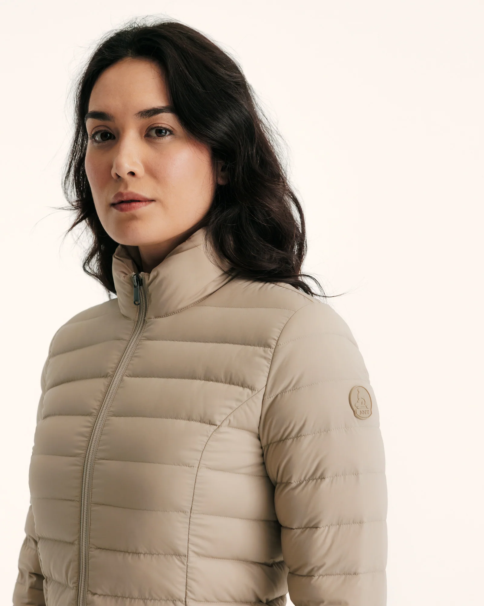 Down jacket stretch light Beige Maia