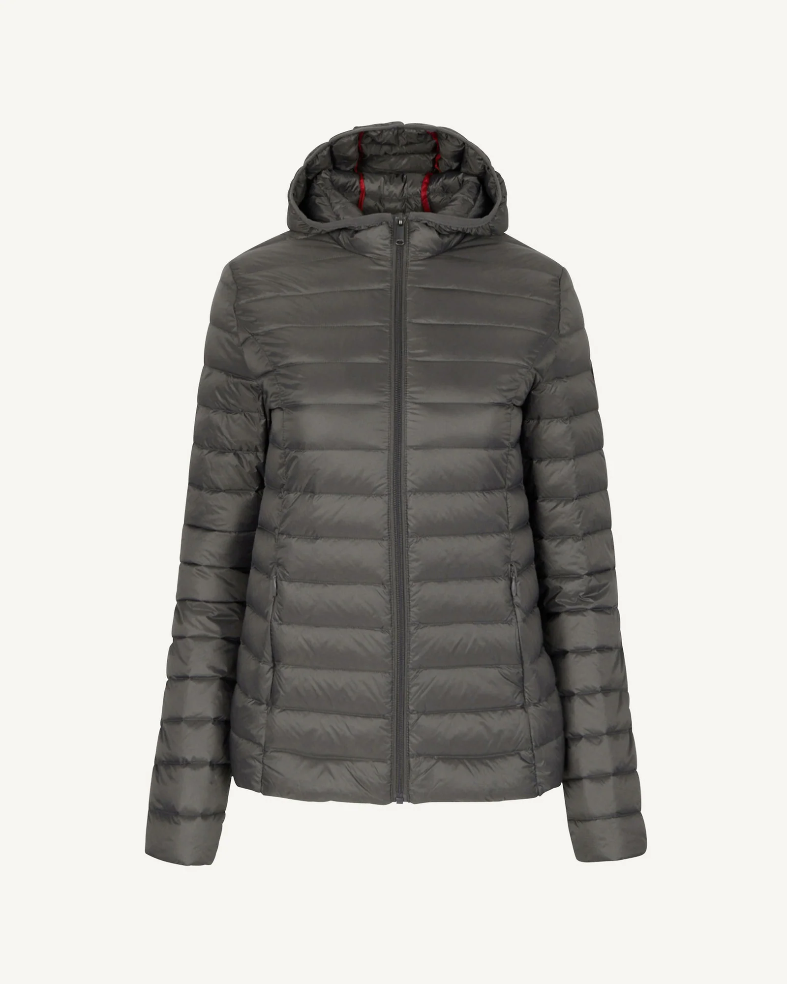 Light hooded down jacket Anthracite Cloe