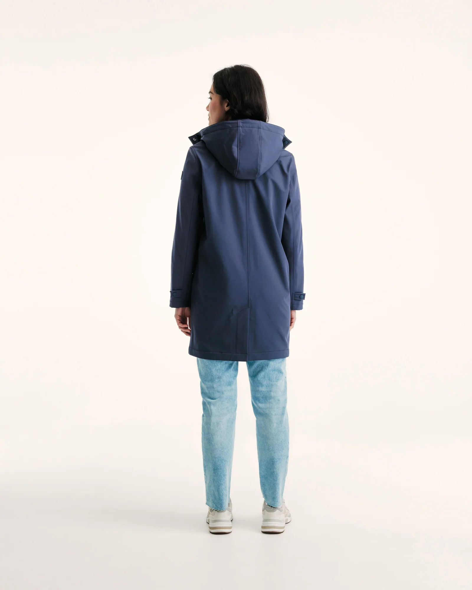 Raincoat with removable hood Marine Corinthe
