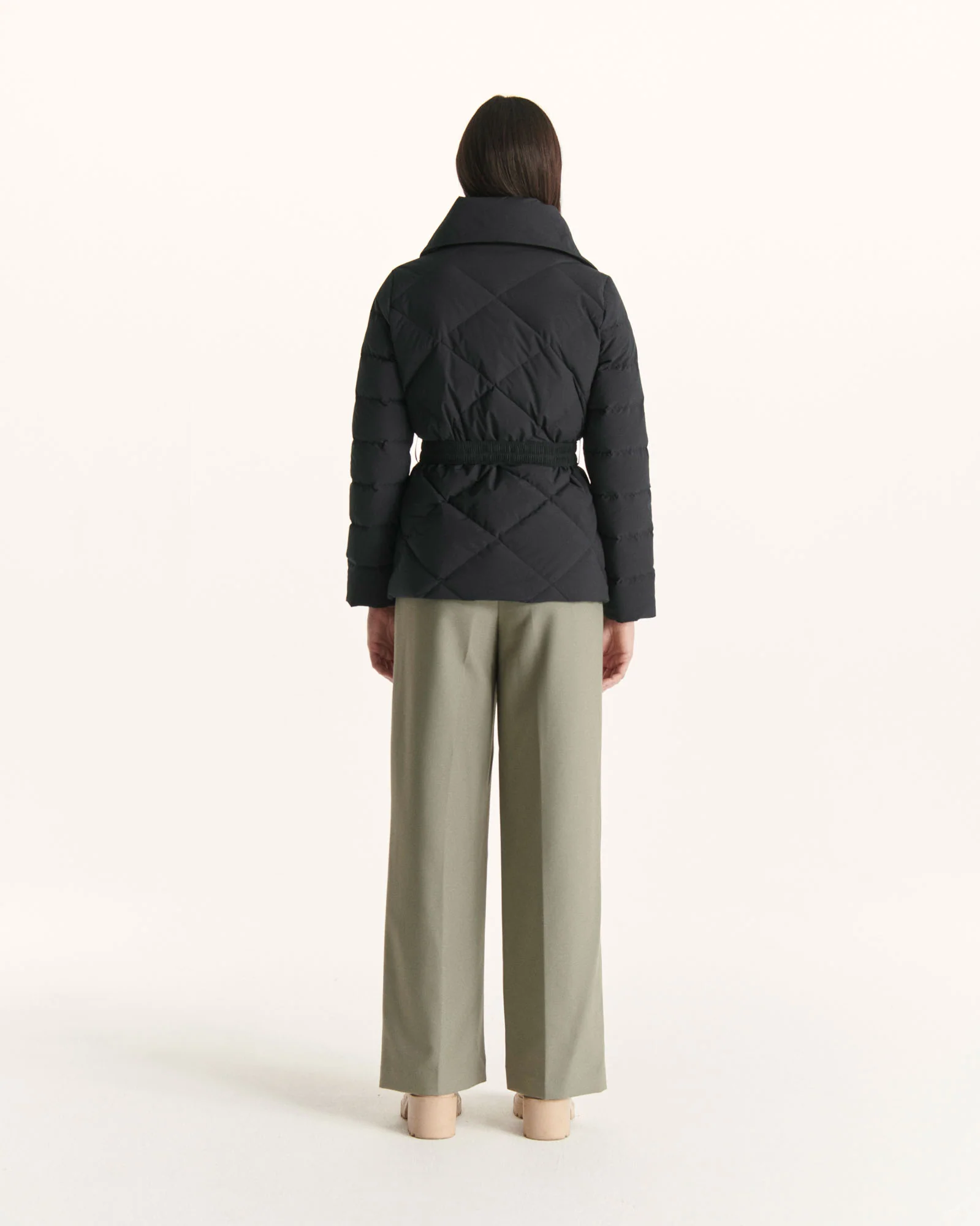 Down jacket with crystals Swarovski®️ Black Anita 2.1