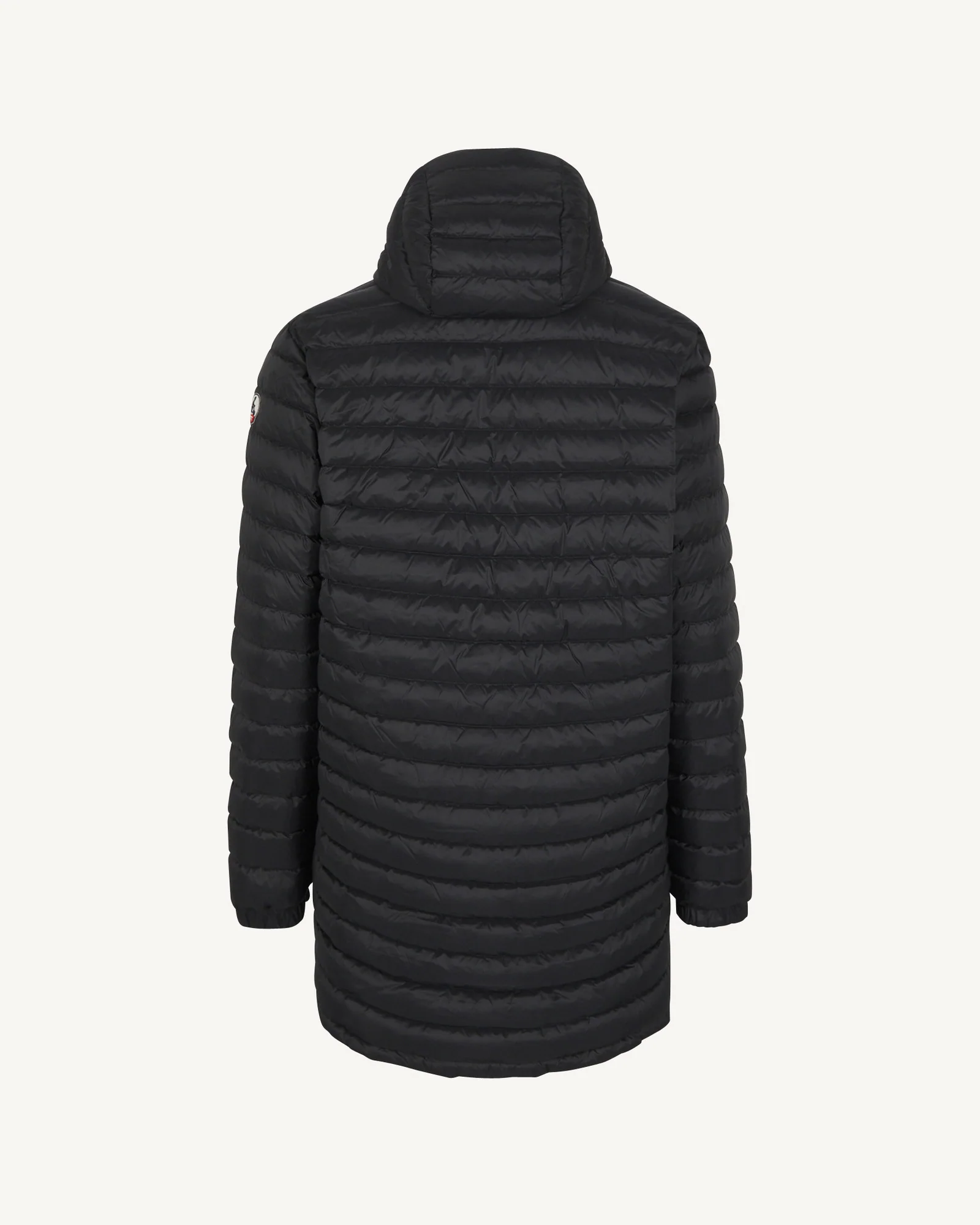 Down jacket long reversible hooded Army/Beige Amsterdam 2.0