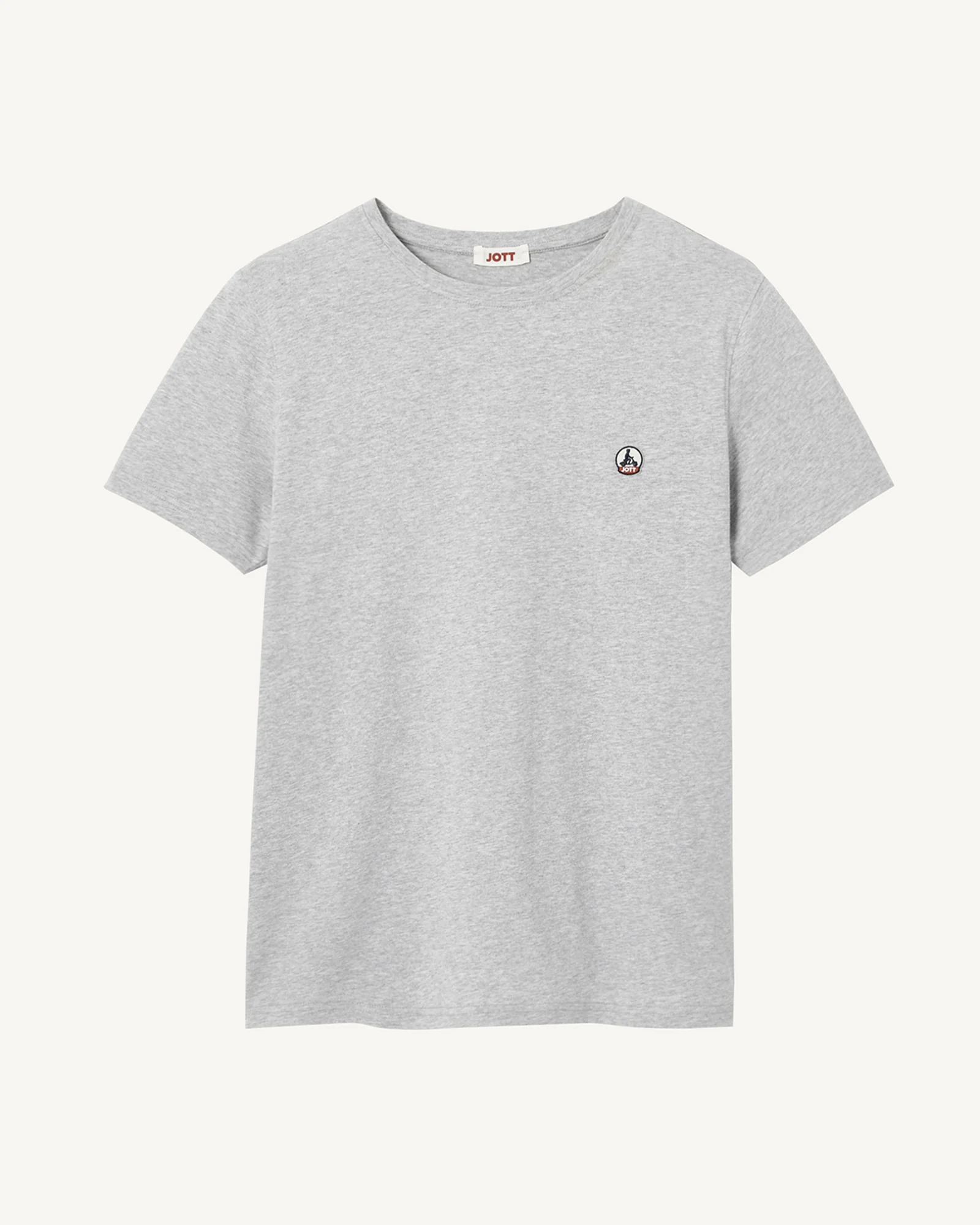 Organic cotton t-shirt Heather gray Pietro
