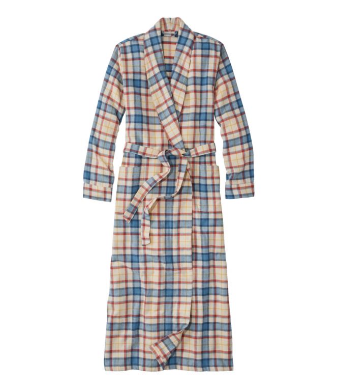 Women's Scotch Plaid Flannel Robe
