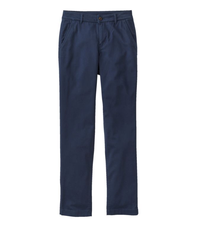 Women's Comfort Stretch Pants, Mid-Rise Straight-Leg Chino