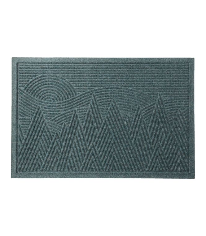 Everyspace Recycled Waterhog Doormat, Mountain Scene