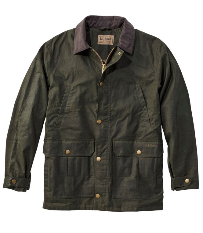 Men's Double L Waxed-Cotton Upland Coat