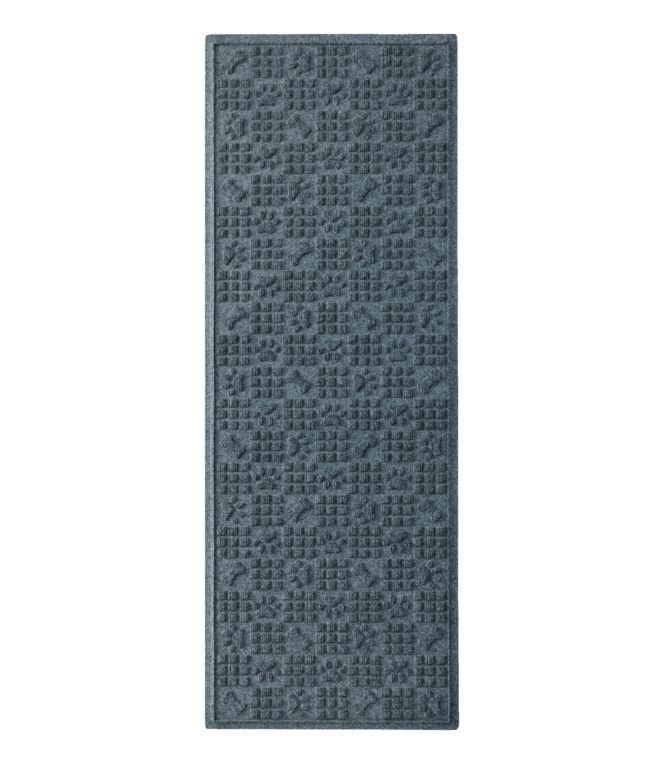 Recycled Waterhog Runner, Dog Bones and Paws