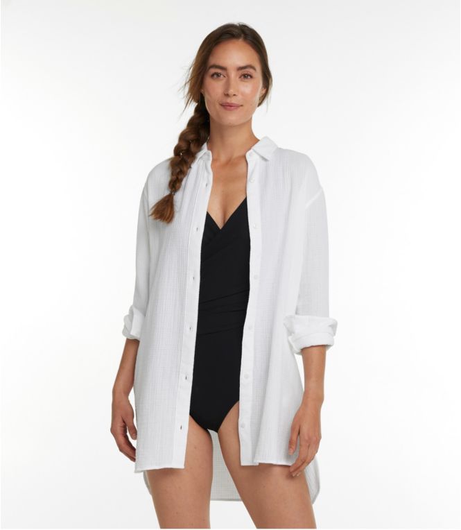 Women's Cloud Gauze Cover-Up Shirt