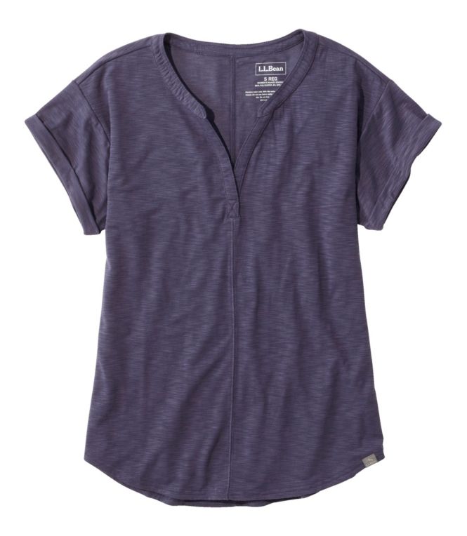 Women's Streamside Tee, Short-Sleeve Splitneck