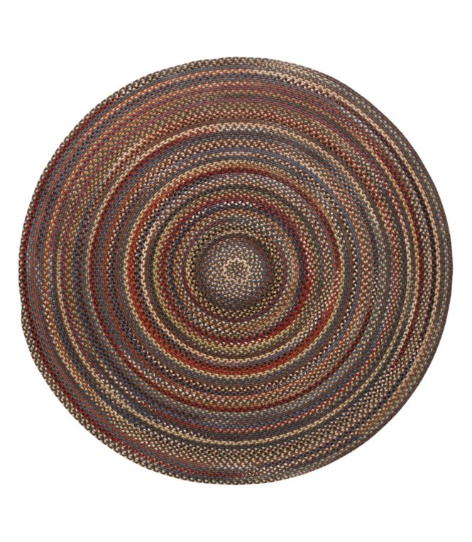 L.L.Bean Braided Wool Rug, 6' Diam.