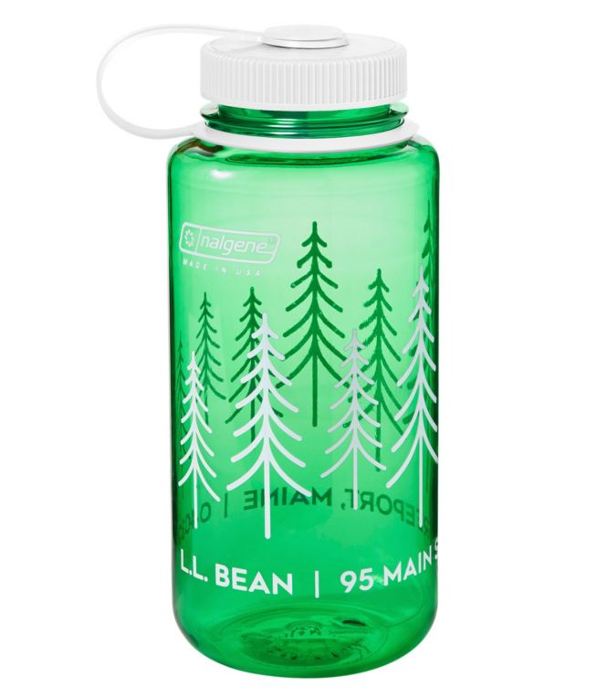 Nalgene Sustain Wide Mouth Water Bottle with L.L.Bean Print, 32 oz.