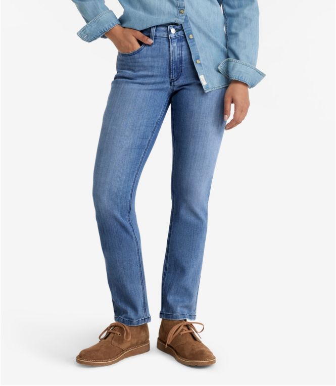 Women's BeanFlex® Jeans, Mid-Rise Straight-Leg