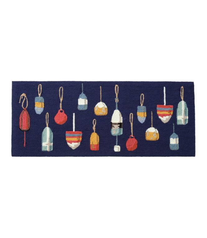 Indoor/Outdoor Vacationland Runner, Buoys