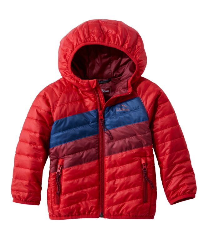 Toddlers' PrimaLoft Hooded Jacket, Colorblock
