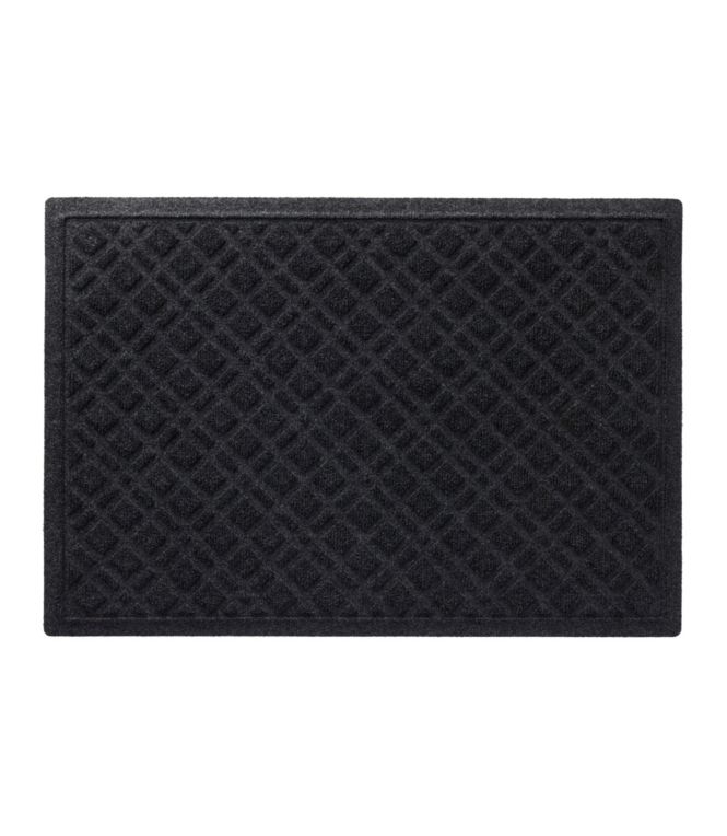 Heavyweight Recycled Waterhog Doormat, Plaid