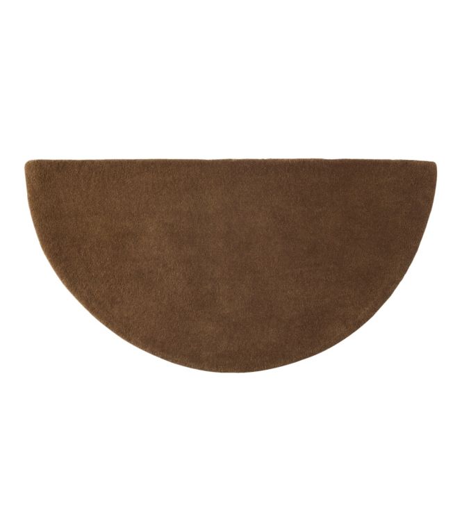 Wool Hearth Rug, Crescent