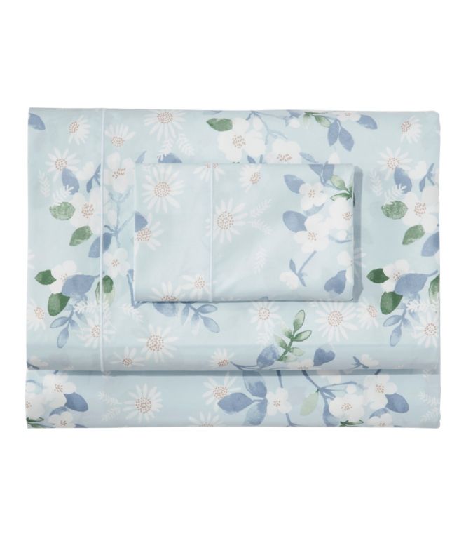 Premium Egyptian Percale Sheet Collection, Daisy