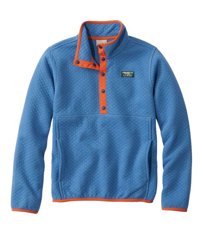 Kids' Quilted Quarter-Snap Pullover