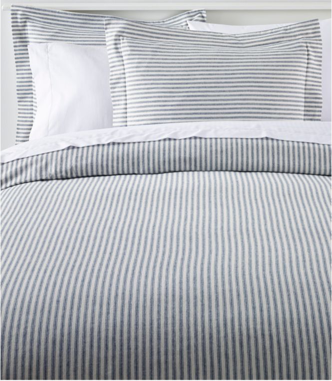 Ultrasoft Comfort Flannel Comforter Cover Collection, Stripe