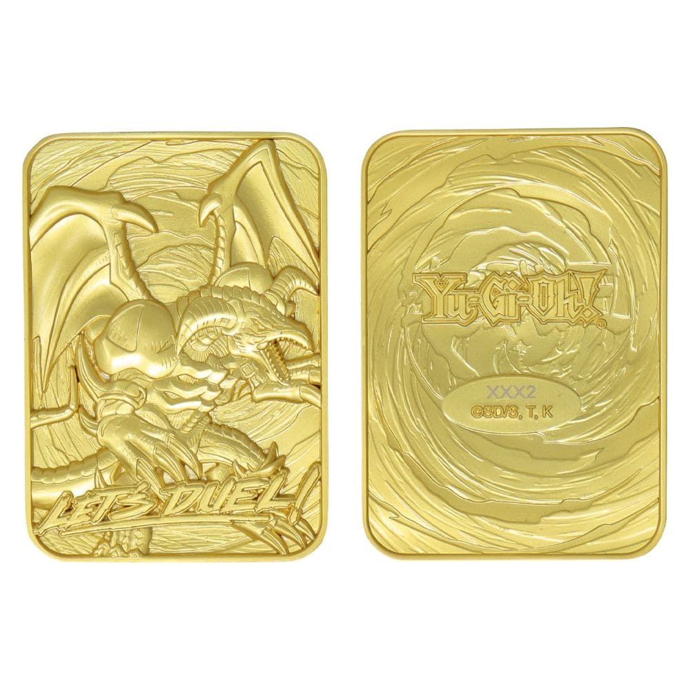 Yu-Gi-Oh! 24k Gold Plated Collectible Black Skull Dragon