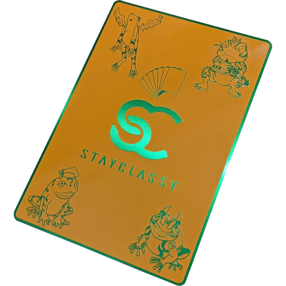 Stay Classy Metal Field Center Toadally Awesome