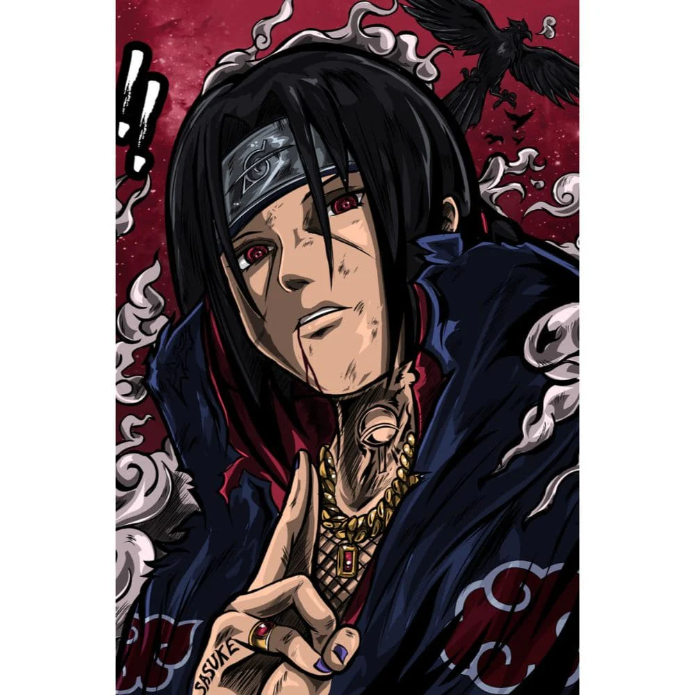 Acrylic Art Naruto Crows