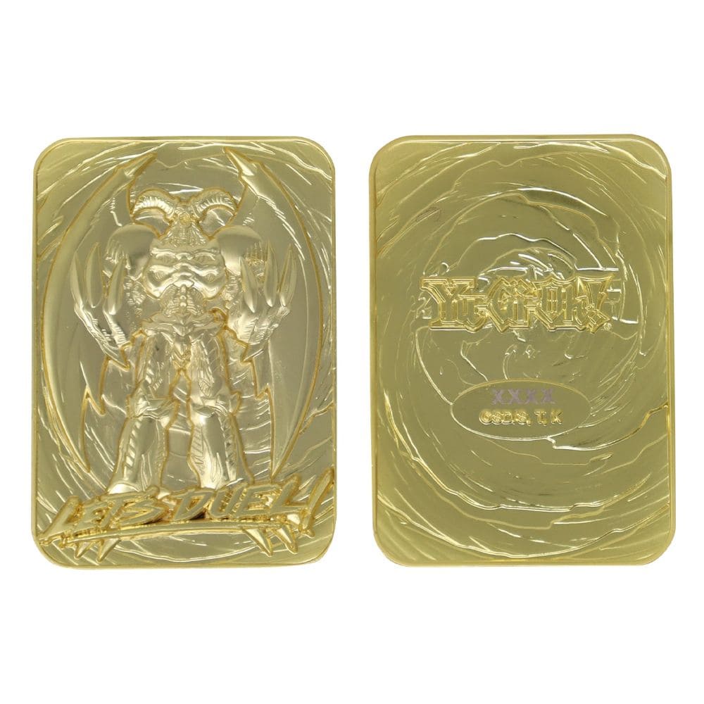 Yu-Gi-Oh! 24k Gold Plated Collectible Summoned Skull
