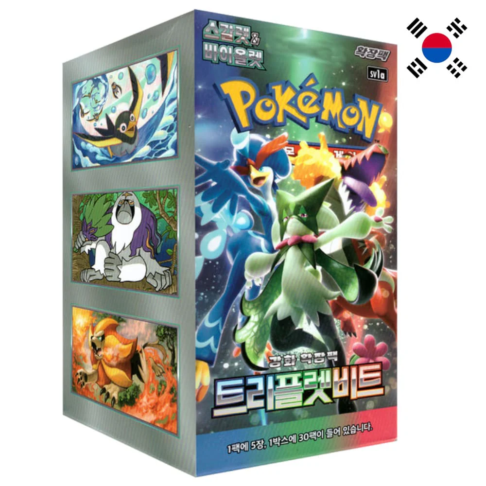 Pokemon Triple Beat 30pcs Booster Box Korean