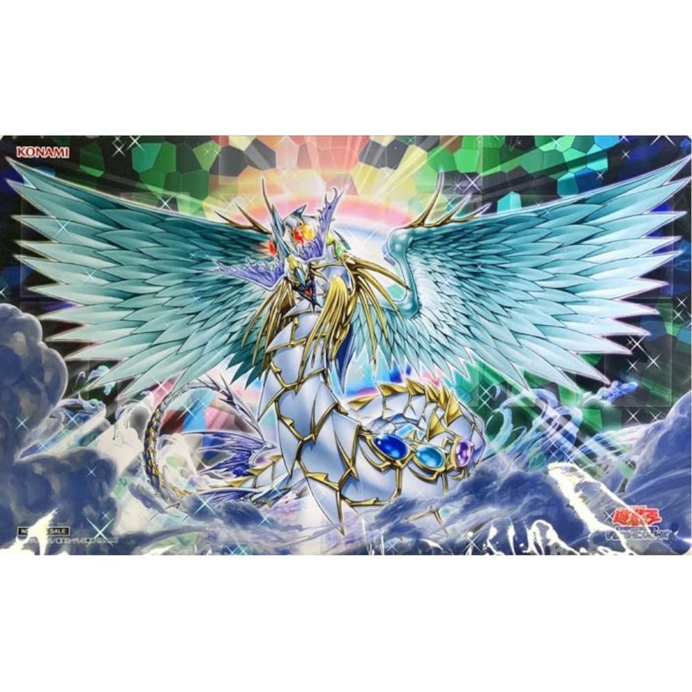Yu-Gi-Oh! OCG Play Mat Ultimate Jewel God Rainbow Dragon Overdrive