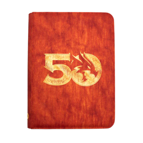 D&D 50TH ANNIVERSARY LEATHERETTE BOOK FOLIO