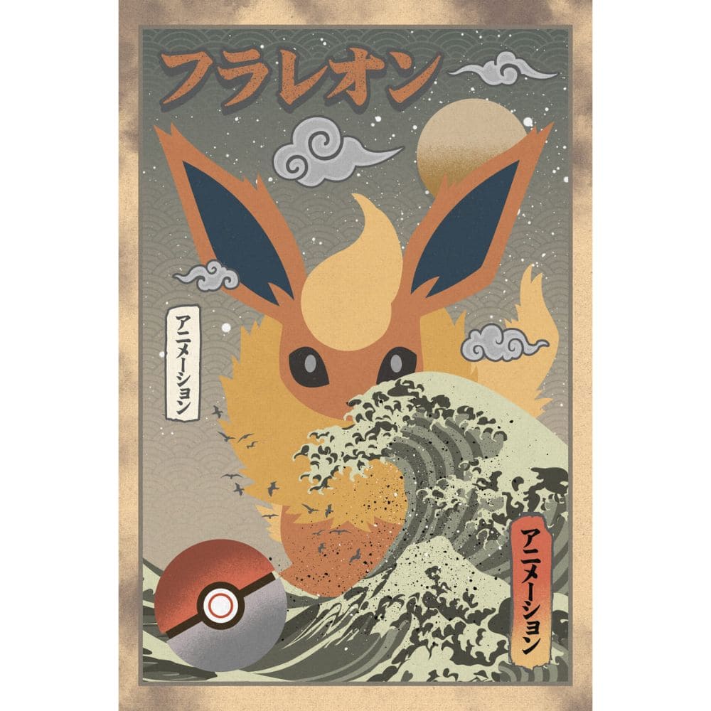 Acrylic Art Pokemon Flareon Japanese