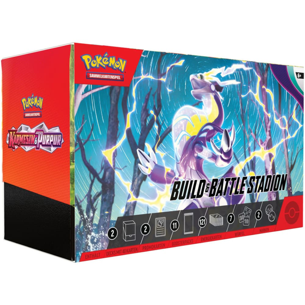 Pokemon Crimson & Purple Build & Battle Stadium Box