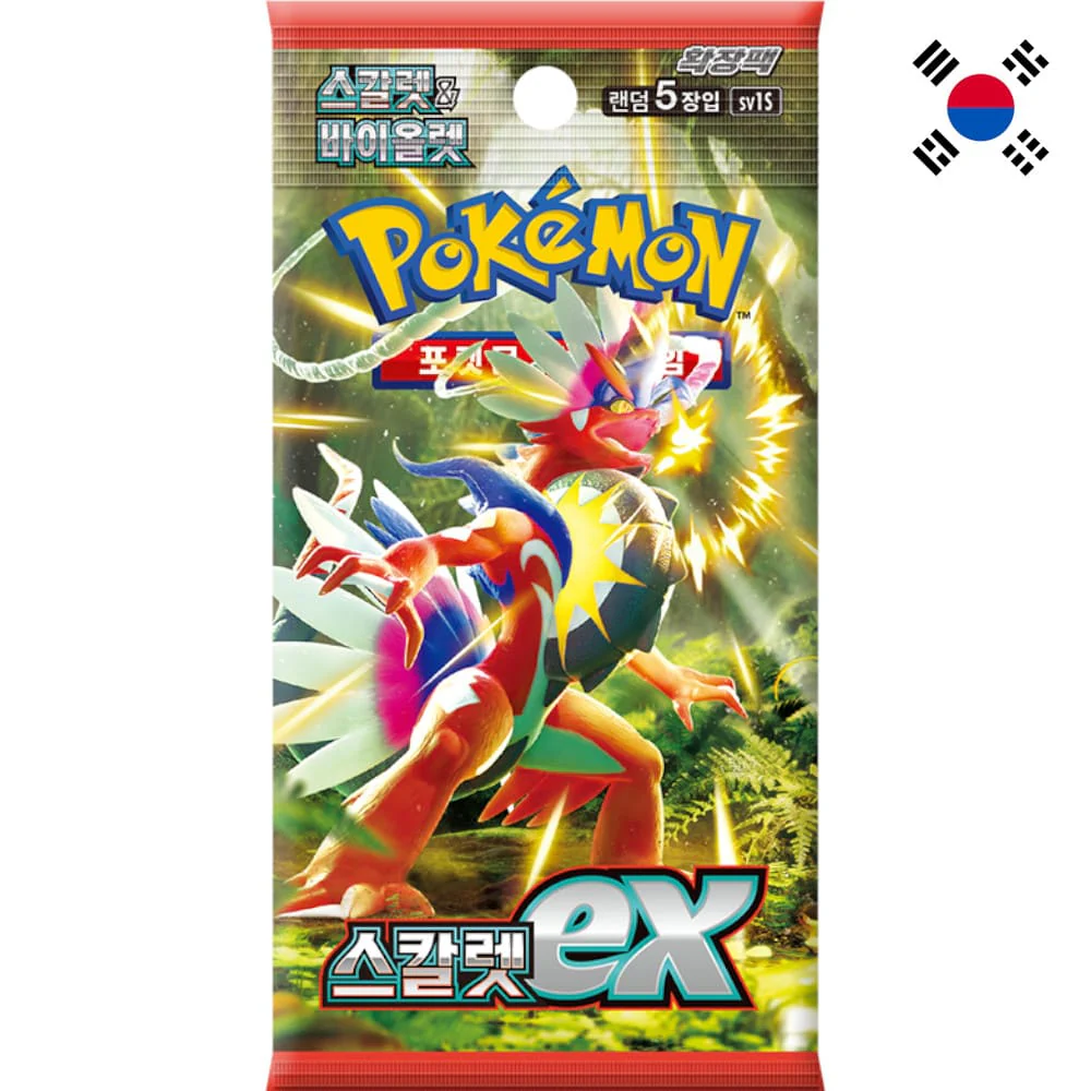 Pokemon Scarlet EX Booster Pack Korean