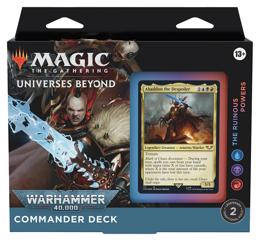 THE RUINOUS POWERS WARHAMMER 40,000 COMMANDER DECK (MAGIC THE GATHERING)