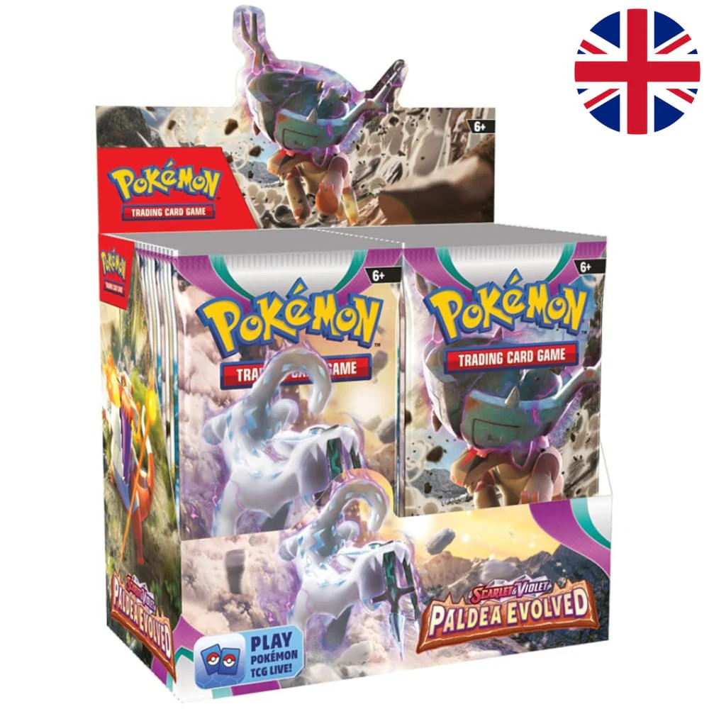 Pokemon Paldea Evolved 36 display